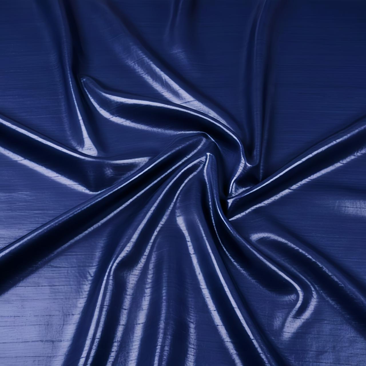 Nilla Indigo Cotton Fabric – Luxurious Shiny West African Textile