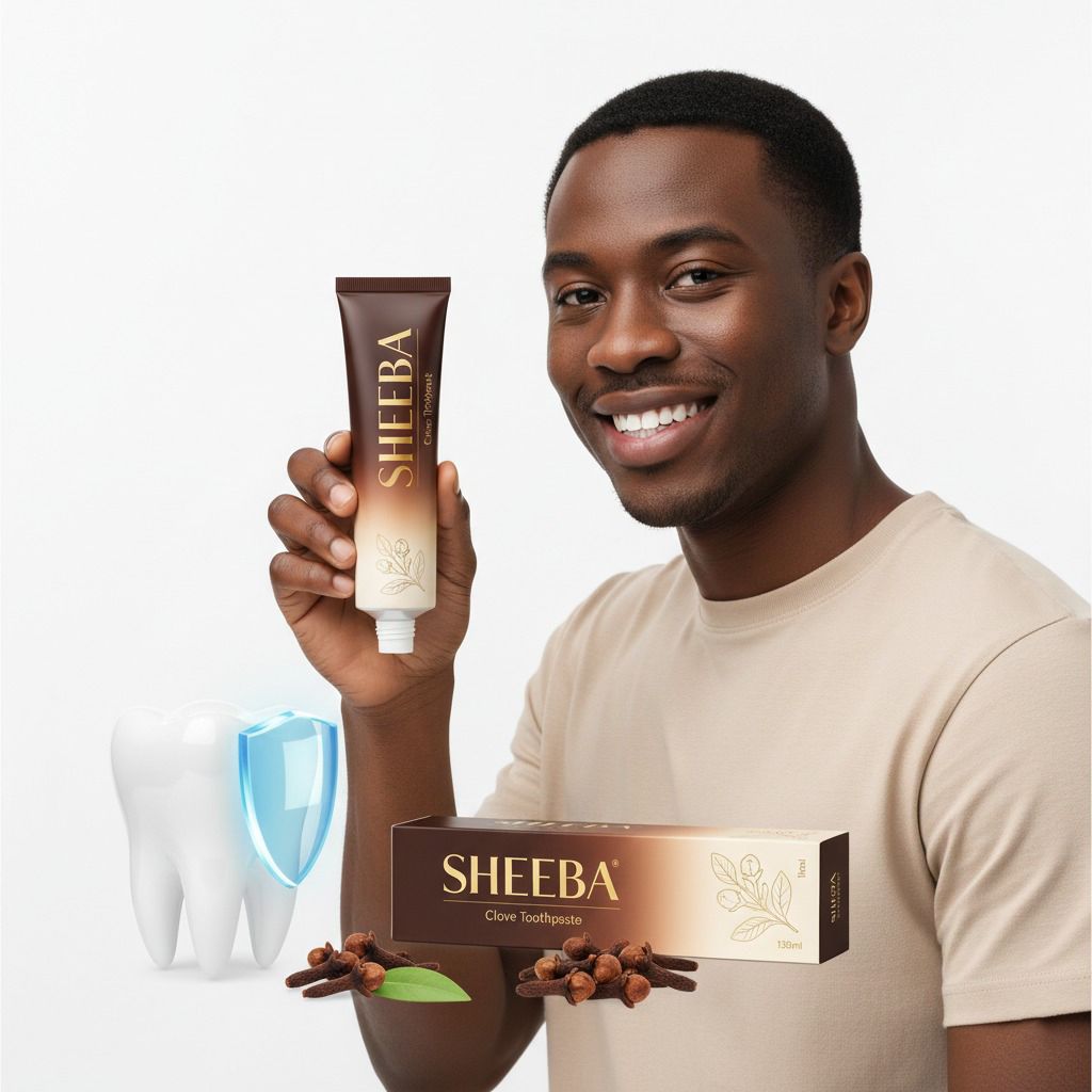 SHEEBA Clove Toothpaste 120ml – Advanced Teeth Protection, Fresh Breath, Natural Clove Flavor